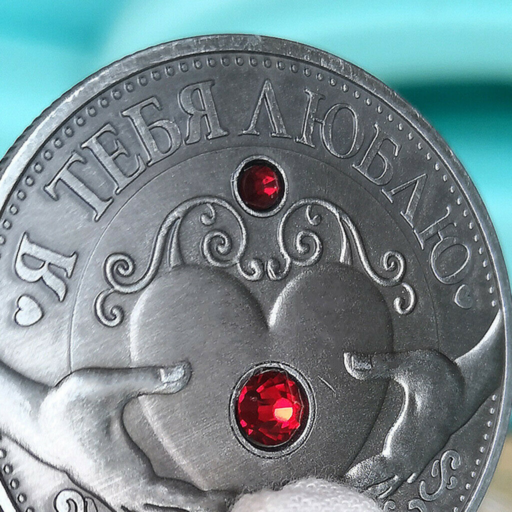 Russian '' I Love You '' Poker Souvenir Commemorative Poker Protector