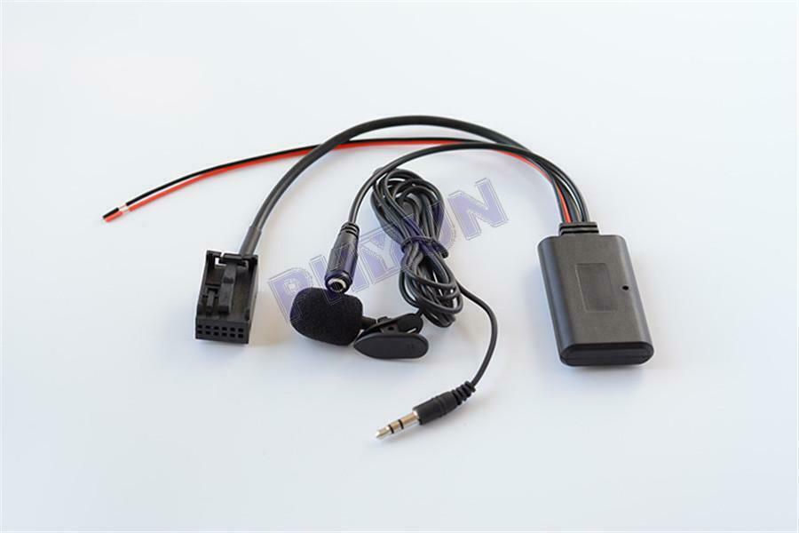 For Opel Astra Zafira Tigra Bluetooth Music AUX Cable Handsfree Kit + Microphone