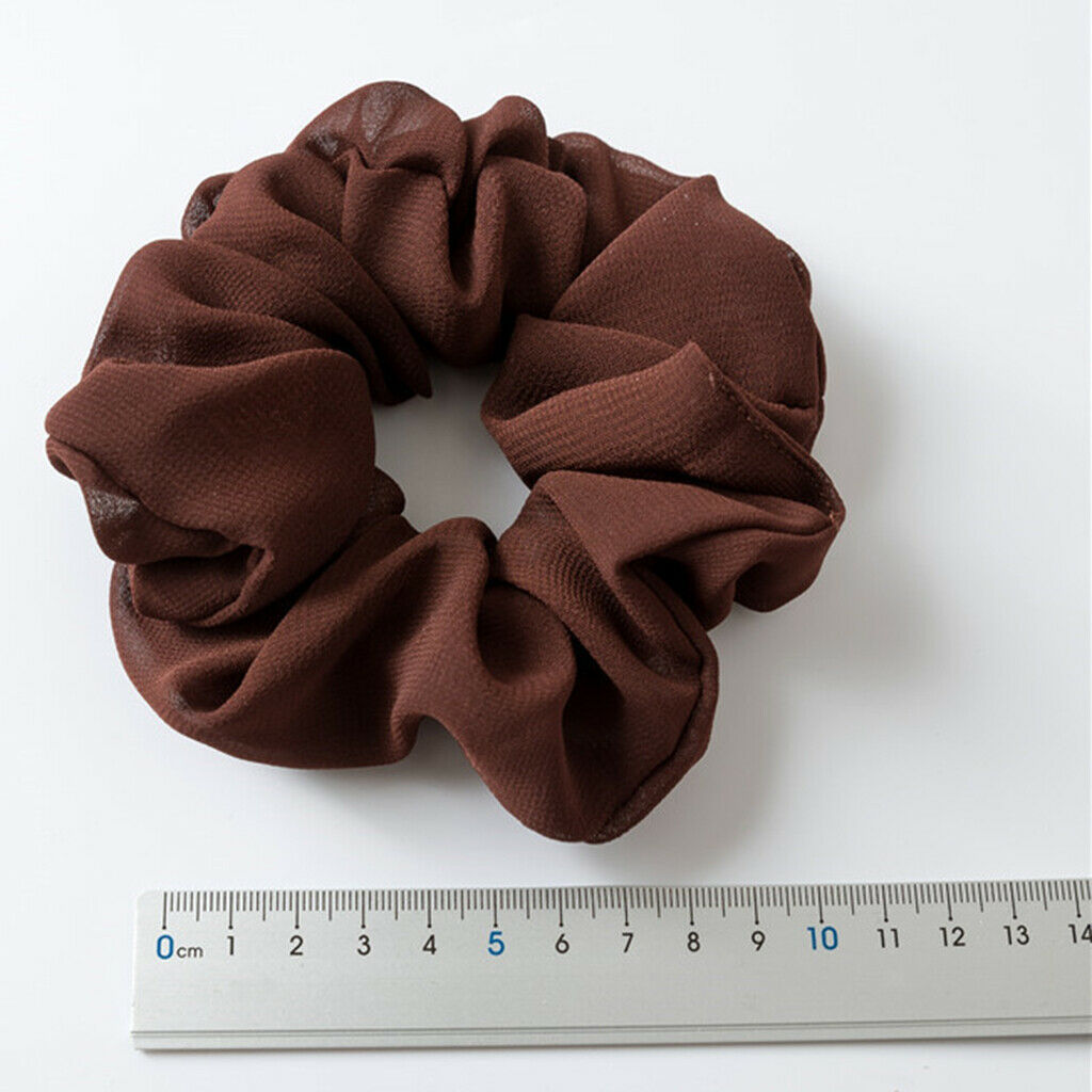 11pcs Silk Hair Scrunchies Stretchy Ponytail Holder Rope Hairband Updo Tool
