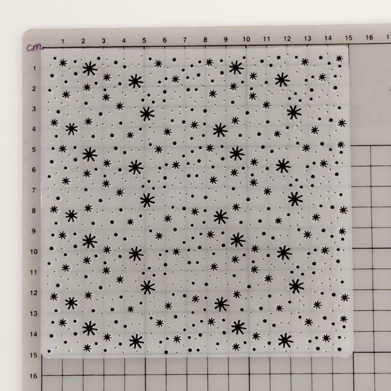Dot Plastic Embossing Folder Stencil Template DIY Craft Making Card Scrapbooking