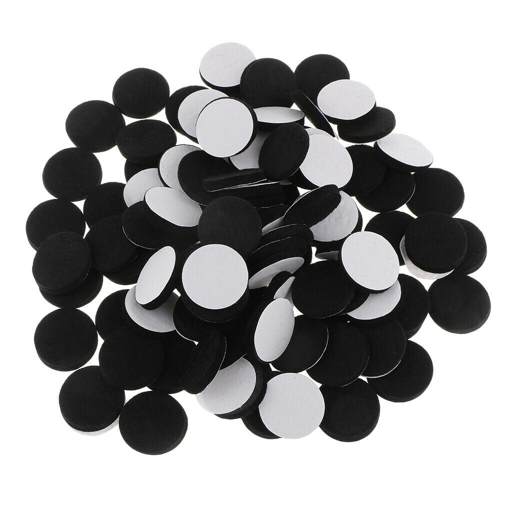 100x Self Adhesive 30mm Felt Pads Furniture Table Feet Wood Floor Protectors