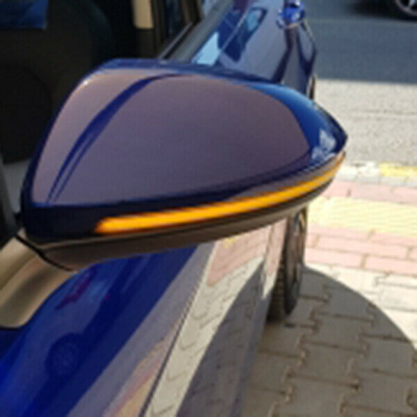 Car Dynamic LED Turn Signal Rearview Mirror Indicator Light For-Golf 7 Mk7 7.5C9