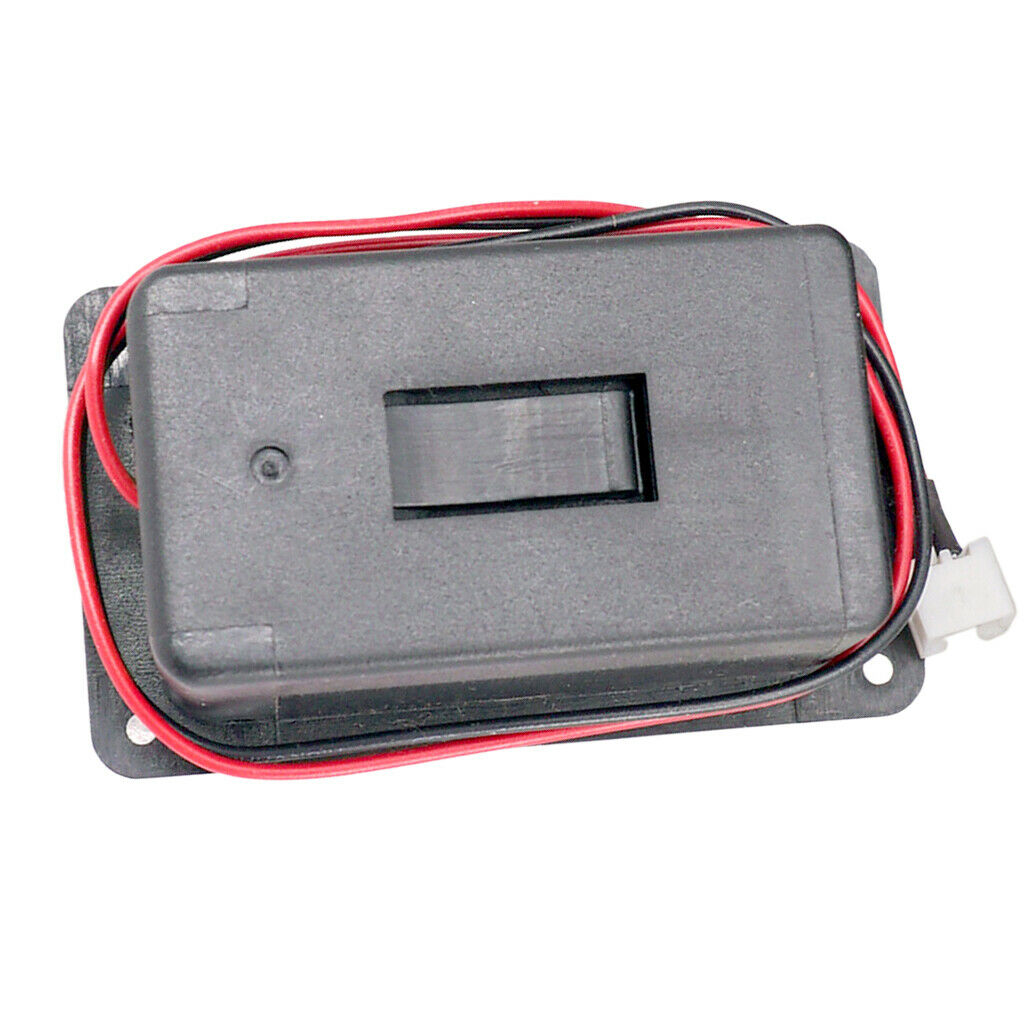 2X 9V Battery Box for Active Guitar Bass w/ Contacts Spring&2 Pin Plug&Cable