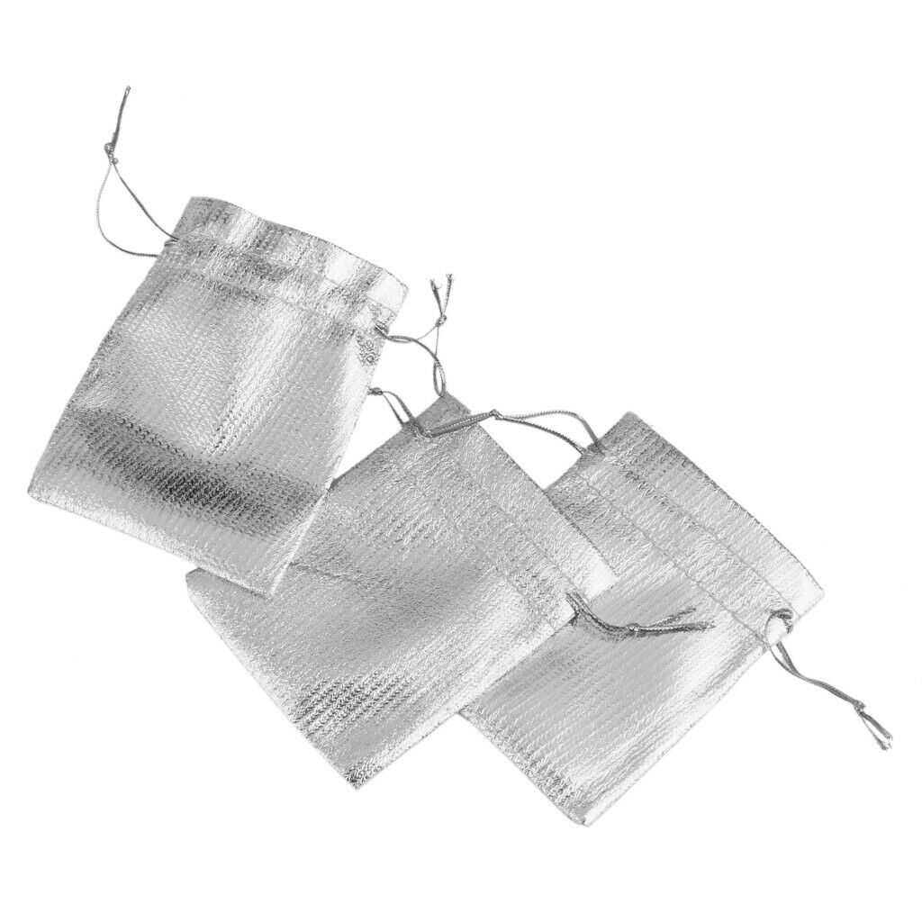 3.5x2.6 inch Organza Gift Bags 20Pcs Drawstring Gift Bags Sheer Organza Favor