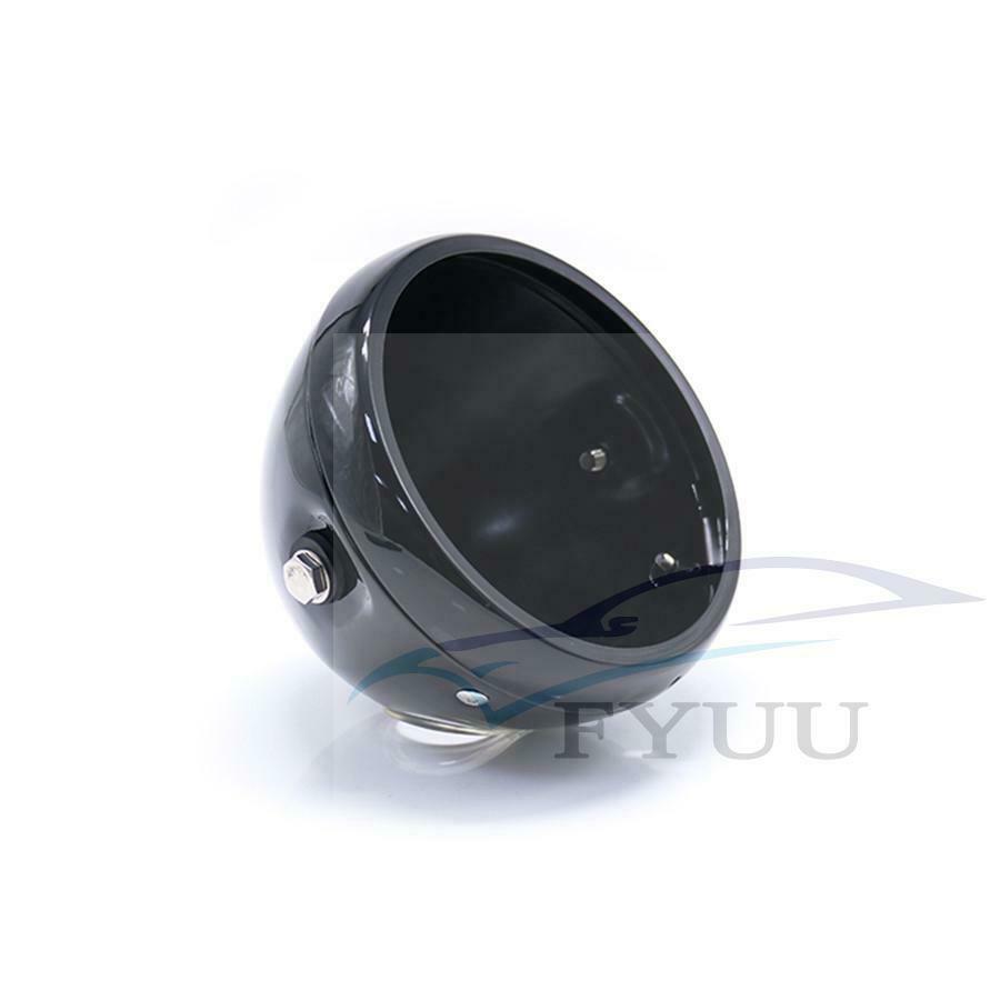 5.5" Black Headlight Cover Motorcycle Headlamp Headlight Housing Housing Bright