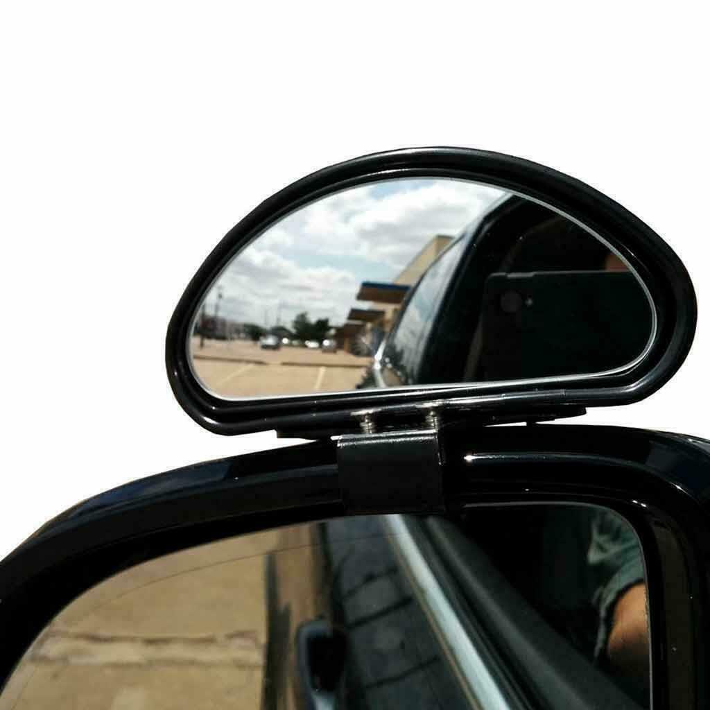 Driver Side Adjustable Blind Spot Mirror Car Wide Angle Add On