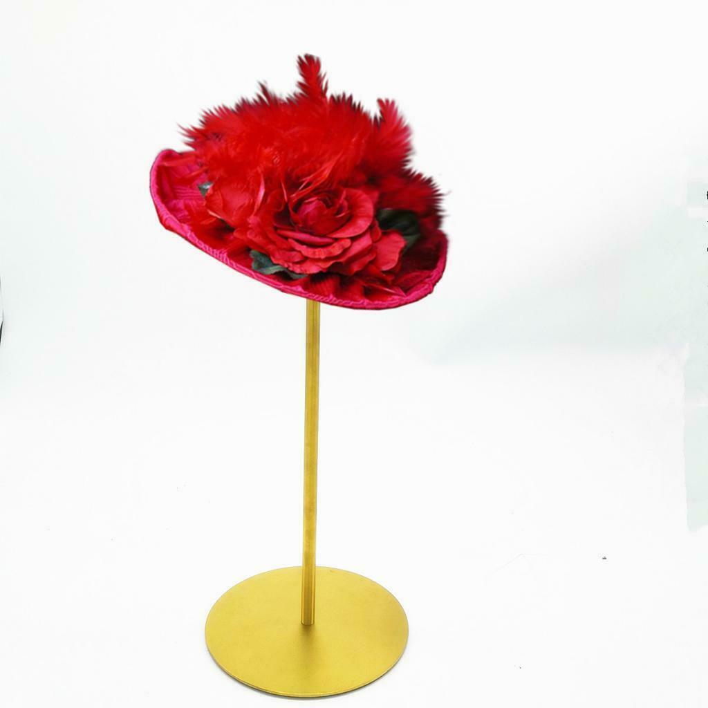 Stainless Steel Adjustable Wigs Holder Stand Caps Hanger Hats Display Rack