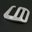 Pack of 2 Webbing Buckle Backpack Strap Fasten Belt Clip Durable Hardware