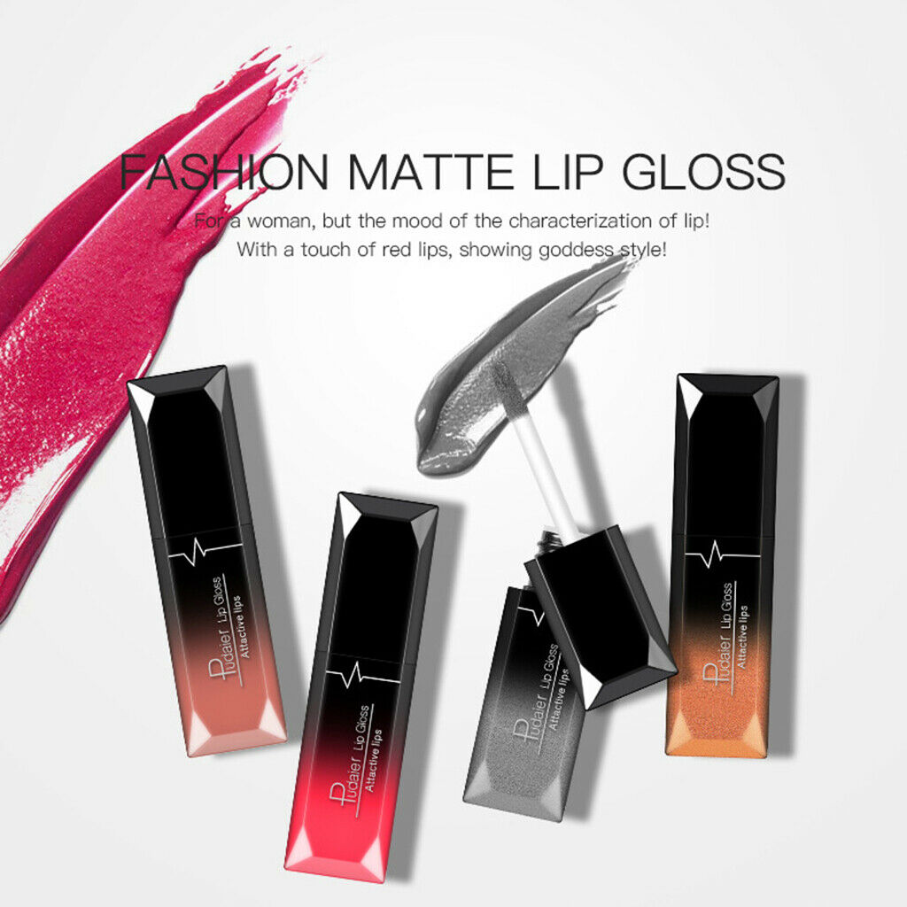 Makeup Lip Gloss Moisturizing Non-Stick Cup Matte Liquid Lipstick Cosmetics - 13