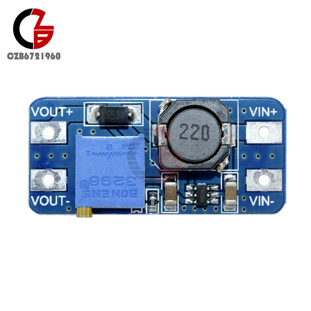 2Pcs MT3608 Step Up Power Apply Booster Module DC-DC 2V-24V 2A