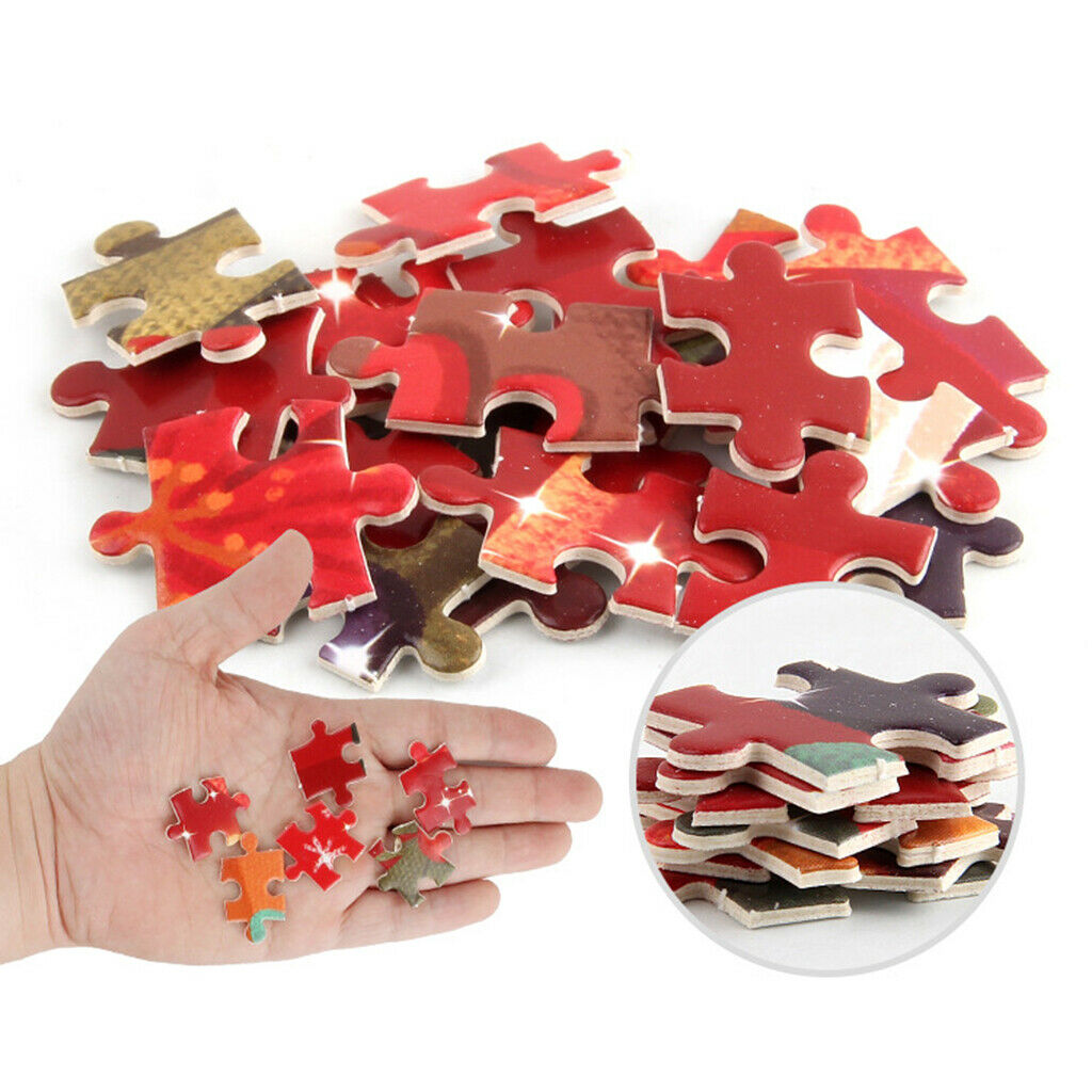 1000Pcs Christmas Puzzle Handmade Santa Claus Puzzle Merry