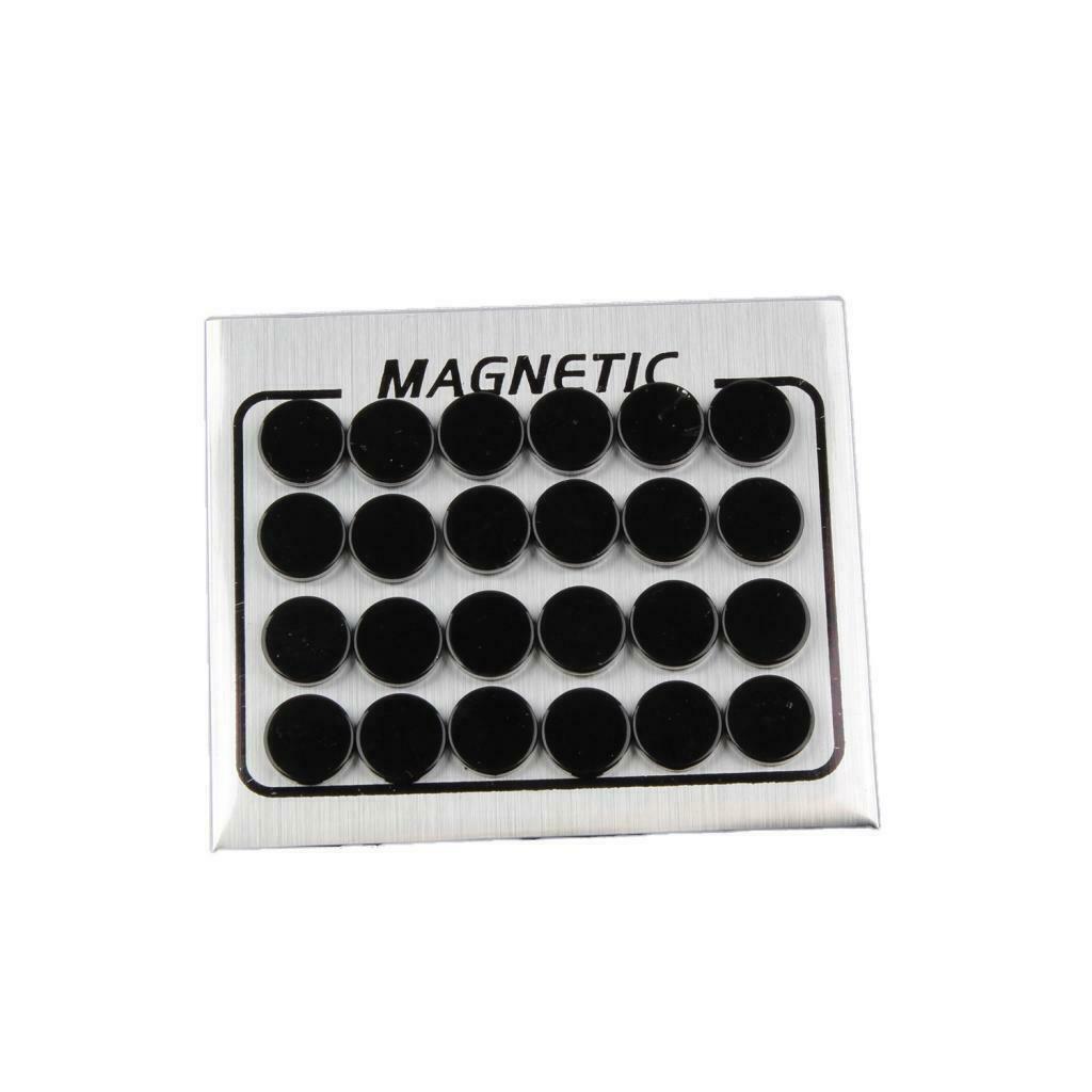 12 Pairs Men Unisex Ear Studs Magnetic Earrings Black Non Piercing Earrings