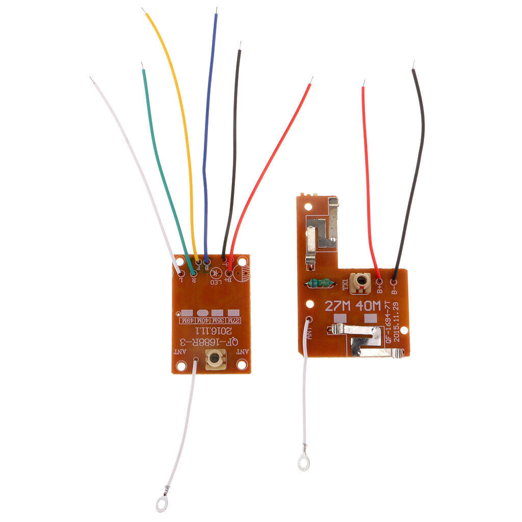 4CH 27MHZ Remote Controller Receiver Transmitter Board with Antenna Set DIY