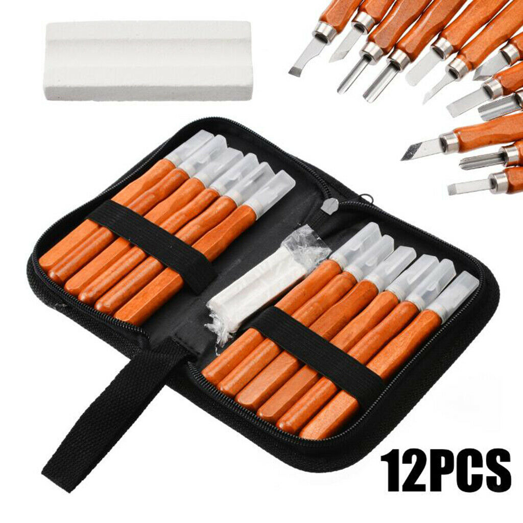 Professional 12pc/set DIY Woodworking  Tool Kits Arts Crafts Cutter