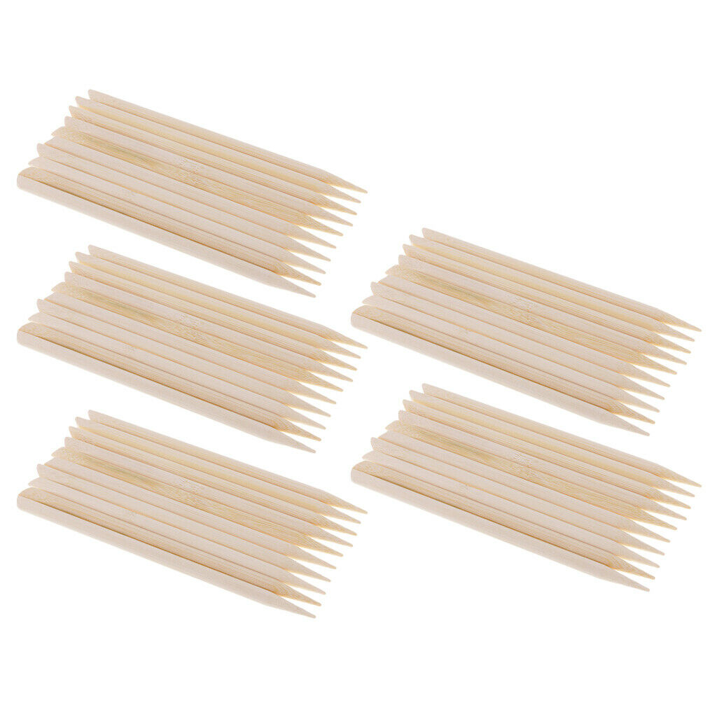 50x Wooden Stylus Artist Brush Tool Supplies Kid's Scratch Art Surfaces
