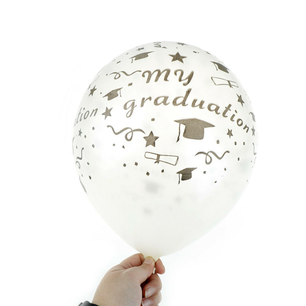 10Pcs Graduation Balloon Latex Balloons 12Inch Mix Color GraduationPartyDe.l8