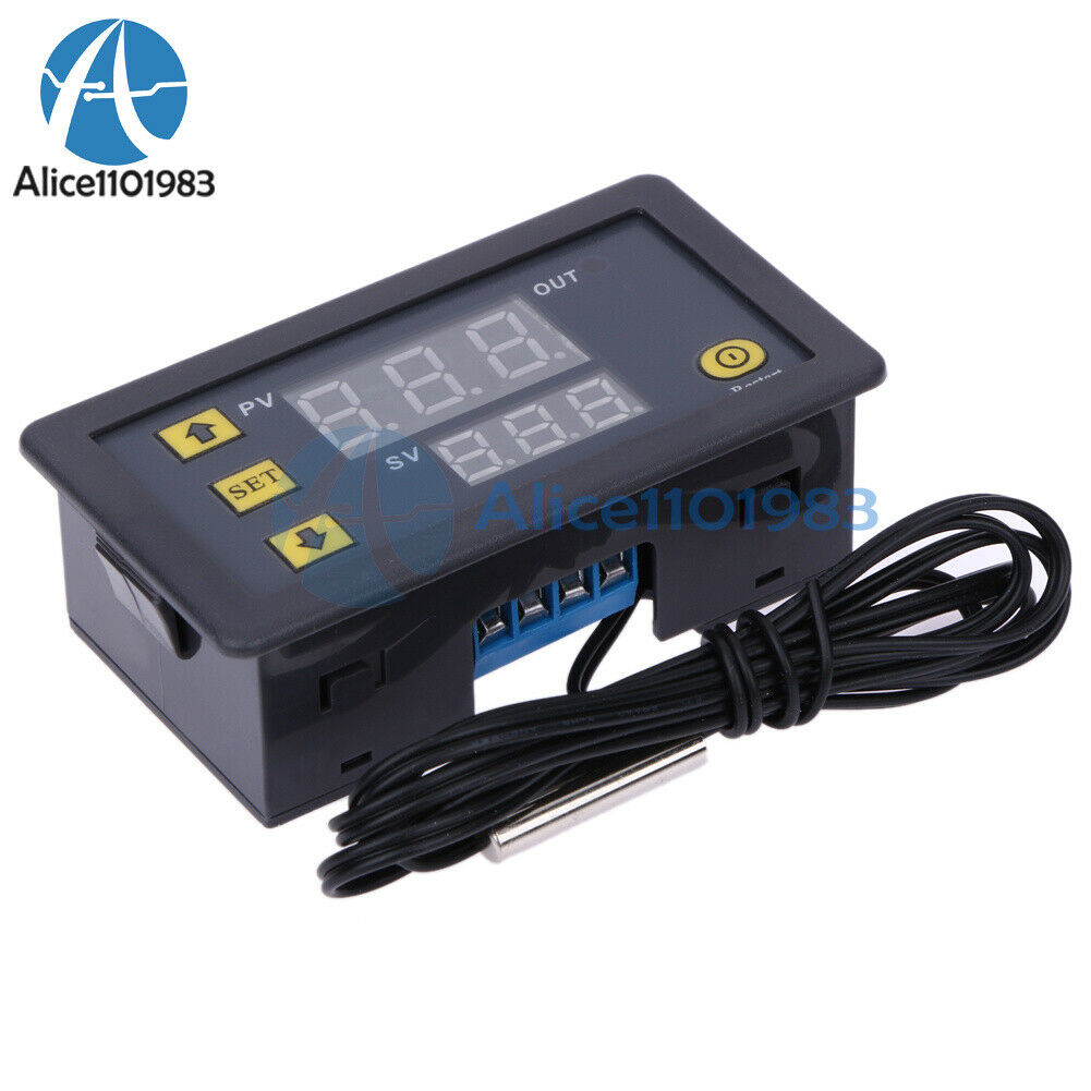 AC 110-220V 10A W3230 LCD Thermostat Temperature Controller Meter Regulator 0.1℃