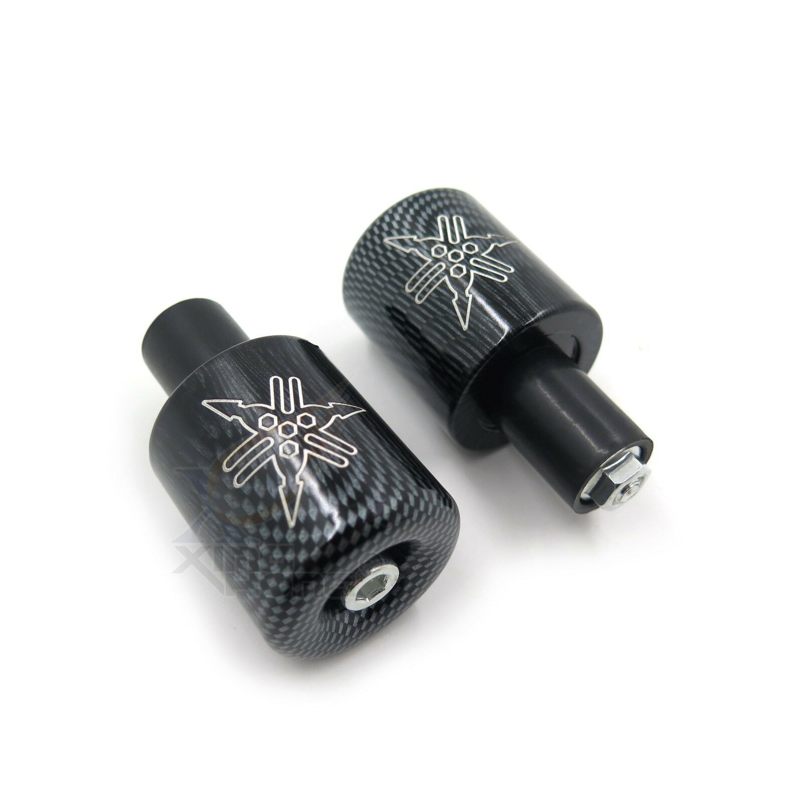 Carbon Rubber Handlebar Bar End Slider For Yamaha FJR-1300 03-10