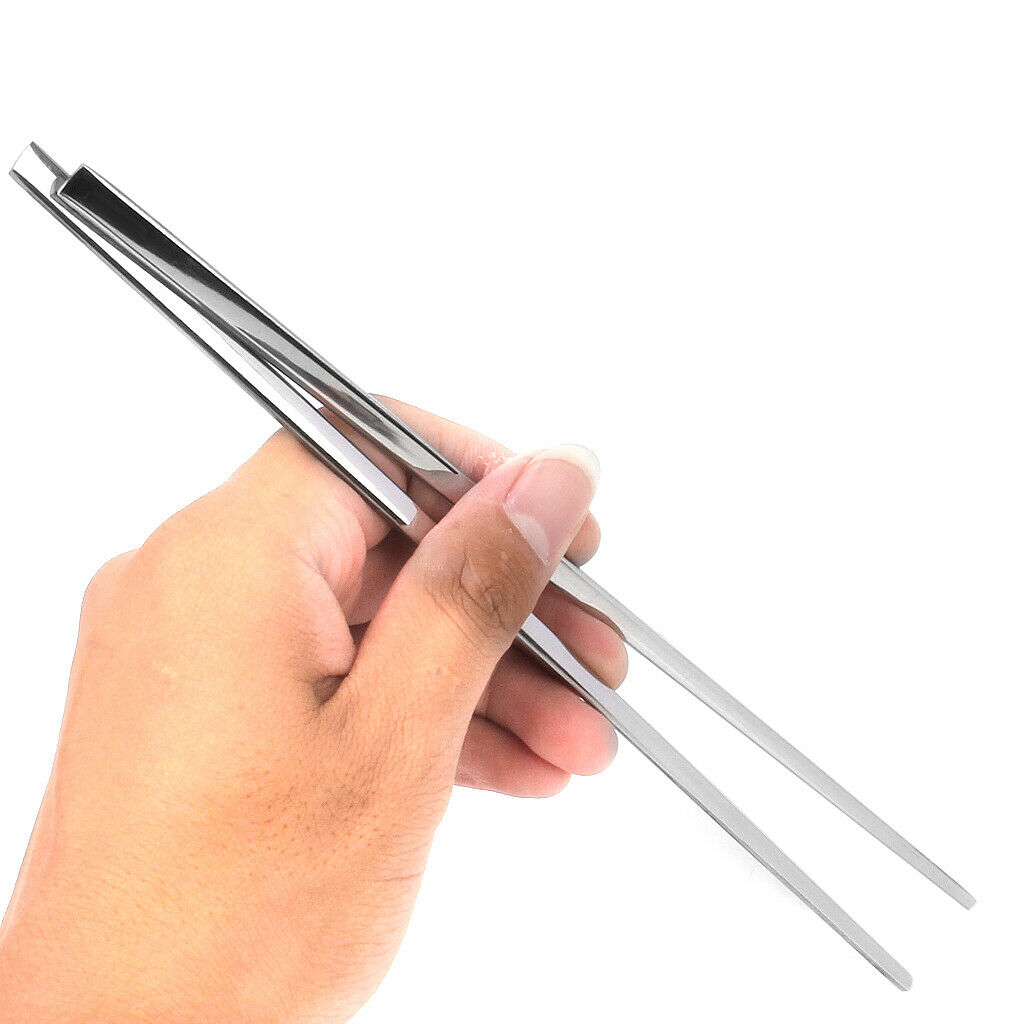 Long Handle Stainless Steel Chopsticks Kitchen Tableware Cutlery Utensils