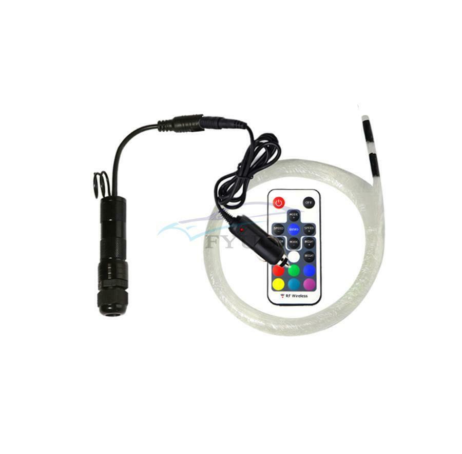 12V Car SUV Ceiling Top RGB LED Fiber Optic Starlight Kit with Remote Control