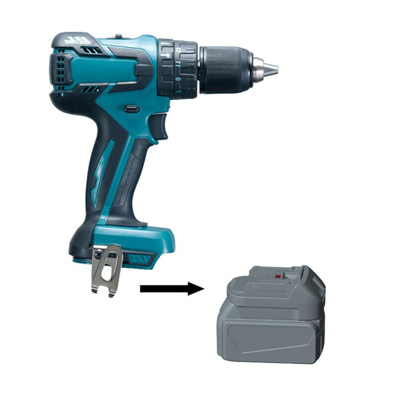 USB Battery Adapter For 20V DEWALT DCB200 Milwaukee M18 Convert to Makita  E TL