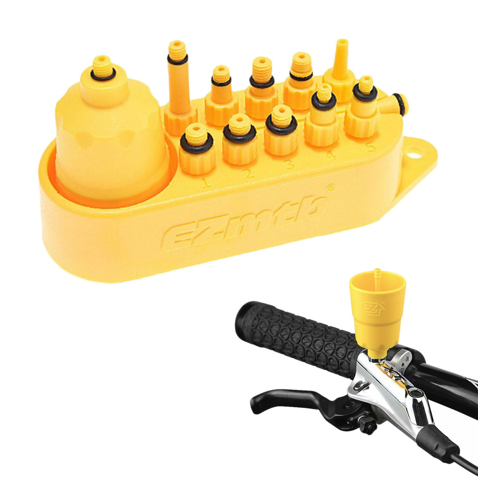 Deluxe Bicycle Hydraulic Bleed Adapters MTB Road Bike Oil Filling Joint Tool