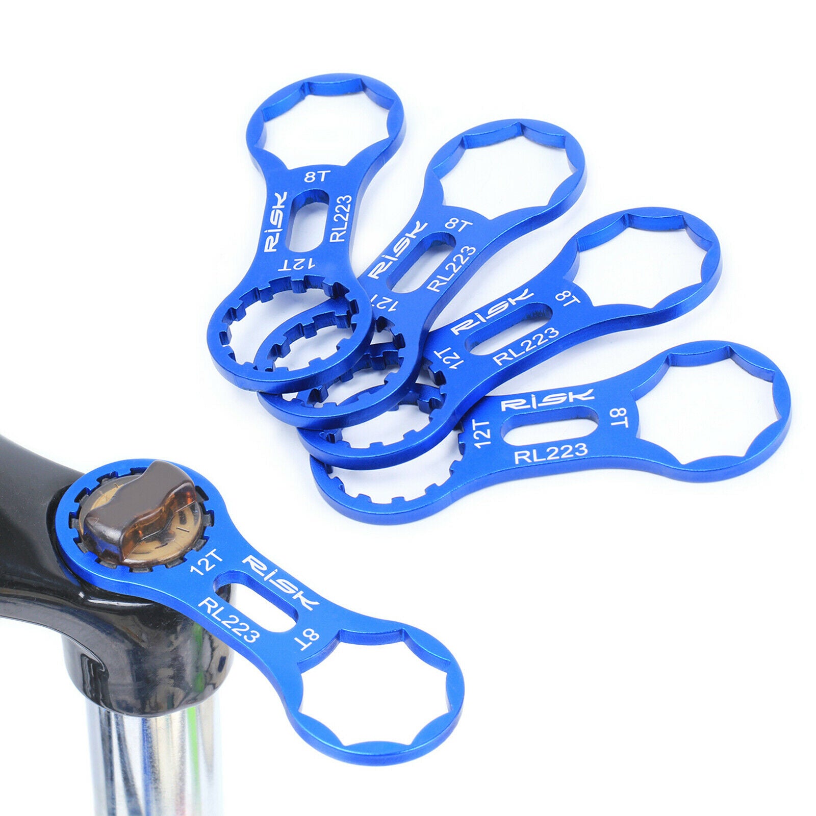 Front Fork Wrench Double Head Road Bike Fork Spanner Maintenance Repair