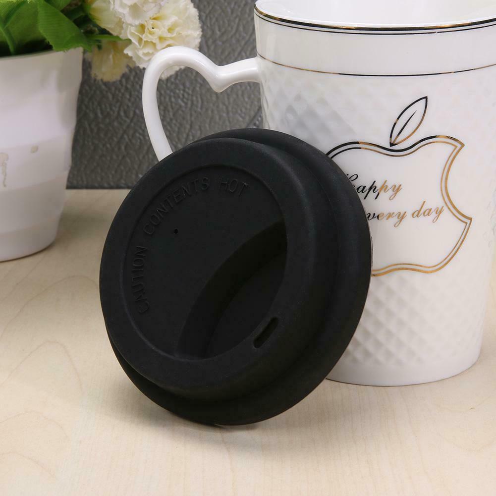 Silicone Leakproof Insulation Anti-Dust Cup Cover Tea Coffee Sealing Lid Cap
