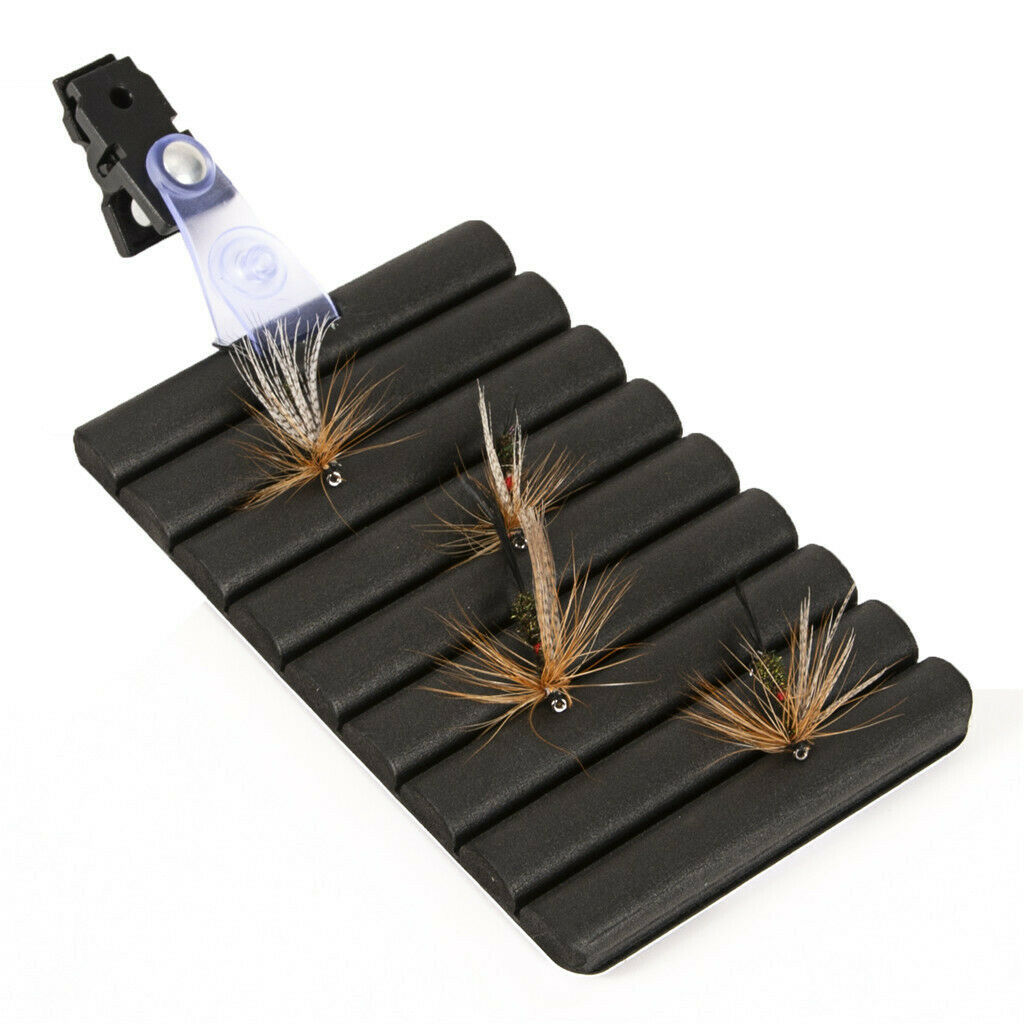 Cotton Fly Bait Hanging Board Flies Box Fly Fishing Case With Hook & Loop