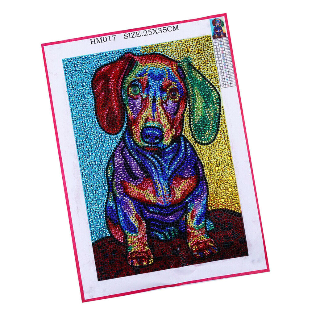 Dog  Pattern Diamond Painting Kit Full Drill DIY Arts for Home Wall Decor