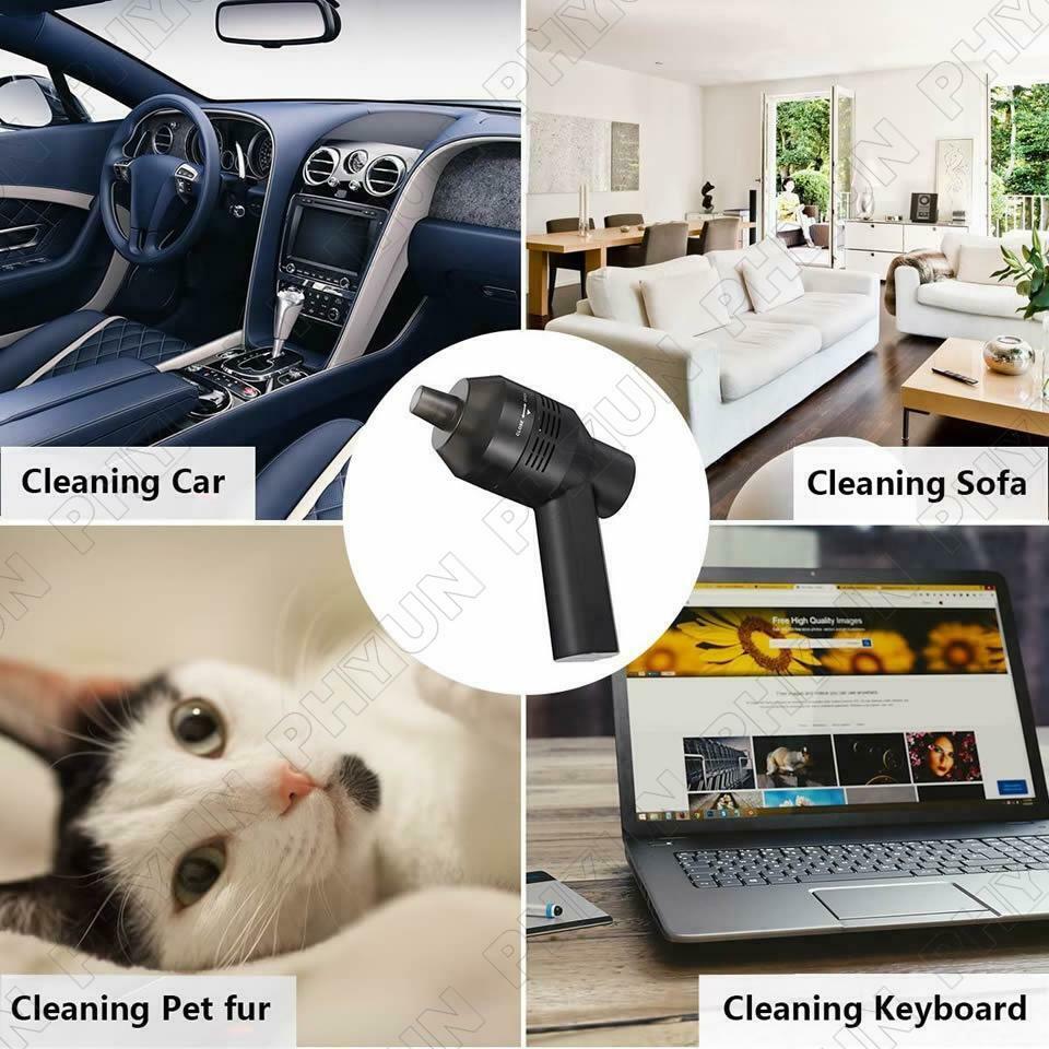 Portable USB Air Duster Electric Cleaner Cleaning Blower For Cars PCs Keyboard