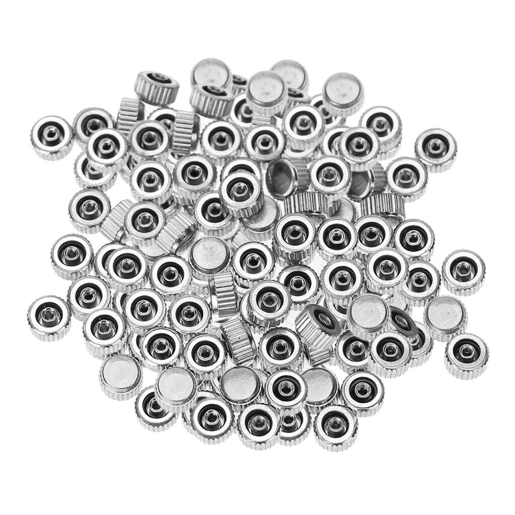 100pcs Waterproof Watch Crowns Repair Or