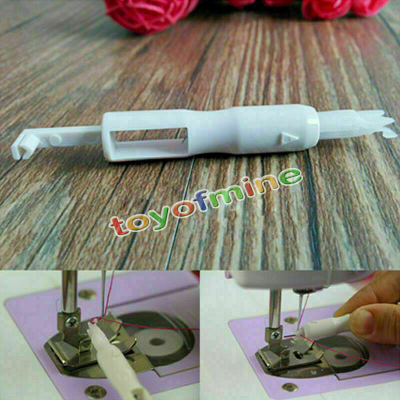 Needle Threader Insertion Applicator Handle Thread For Sewing Tools Machine Sew