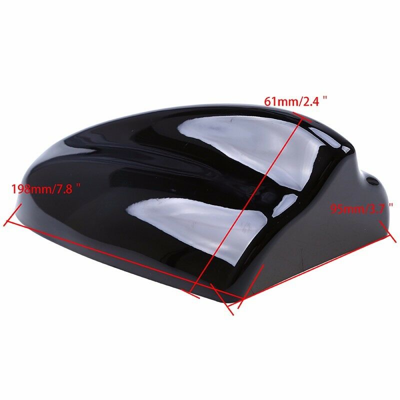 Shark Fin Antenna FM/AM Signal Amplifier Car Roof Stickers Decoration Black 198m