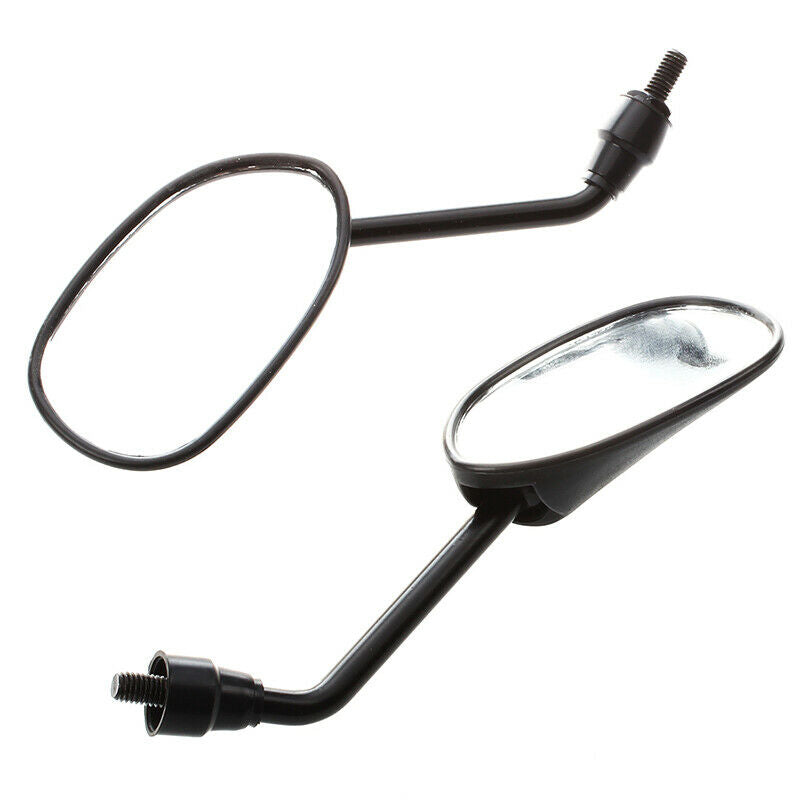 Pair Rear - view mirror for Motorcycle Scooter tread screw 8mm M8 adjustable rI7