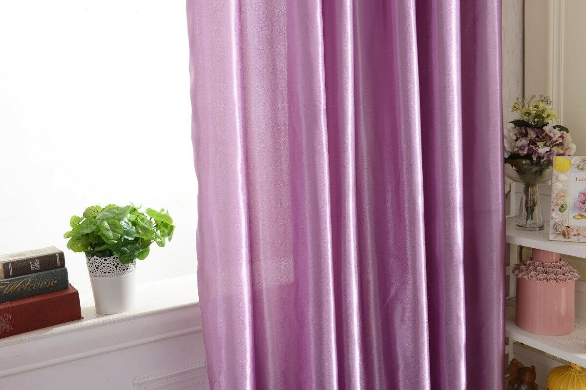 100x200 Modern Jacquard Curtain Panel Blind Blind Cover Purple