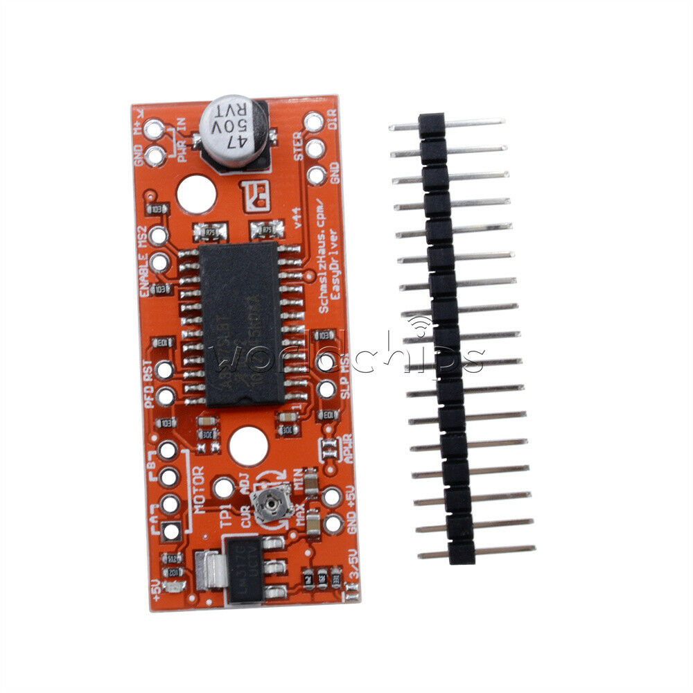 5PCS NEW Easy Driver Shield stepping Stepper Motor Driver V44 A3967 For Arduino