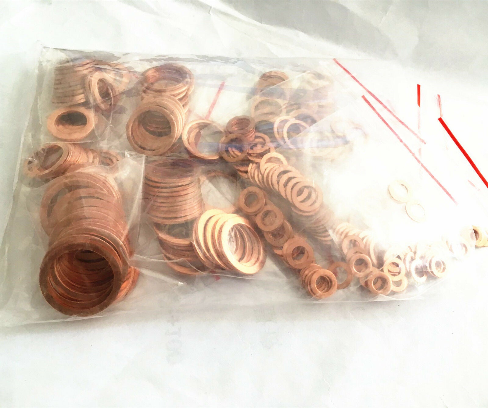 300 X High Quality Car Engines Copper Washers Seal Ring Gasket Hydraulic Fitting