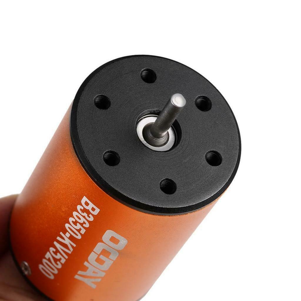 4 Poles B3650 5200KV Sensorless Motor for RC 1:10 Car Truck Boat Accessories