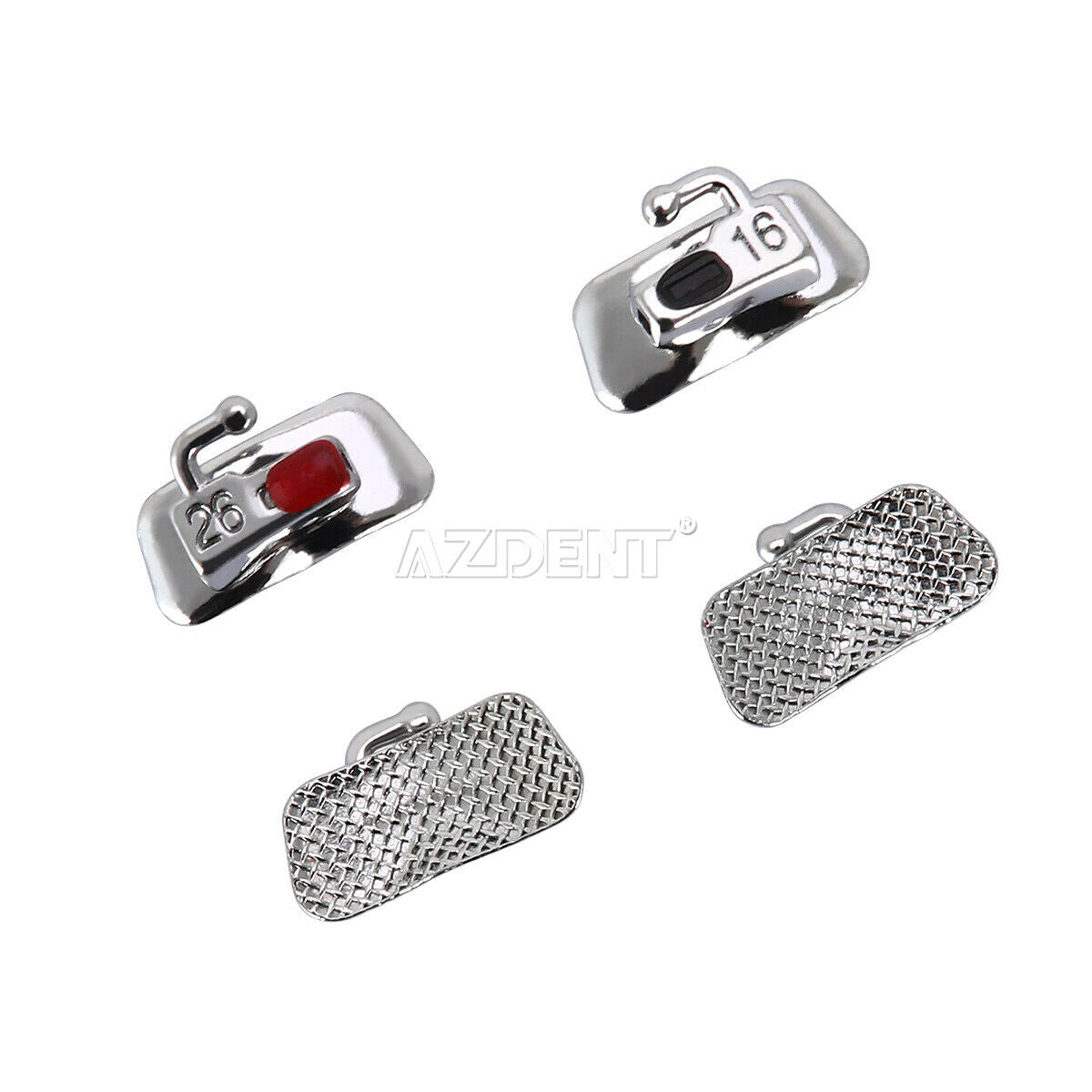 50 X Dental Orthodontic 1st Molar MBT 0.022 Buccal Tube Bondable Non-convertible