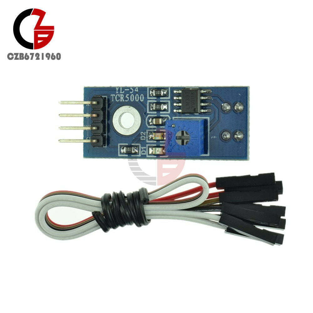 TCRT5000 Line Track Sensor Infrared Reflective Photoelectric Switch LM393 3.3-5V