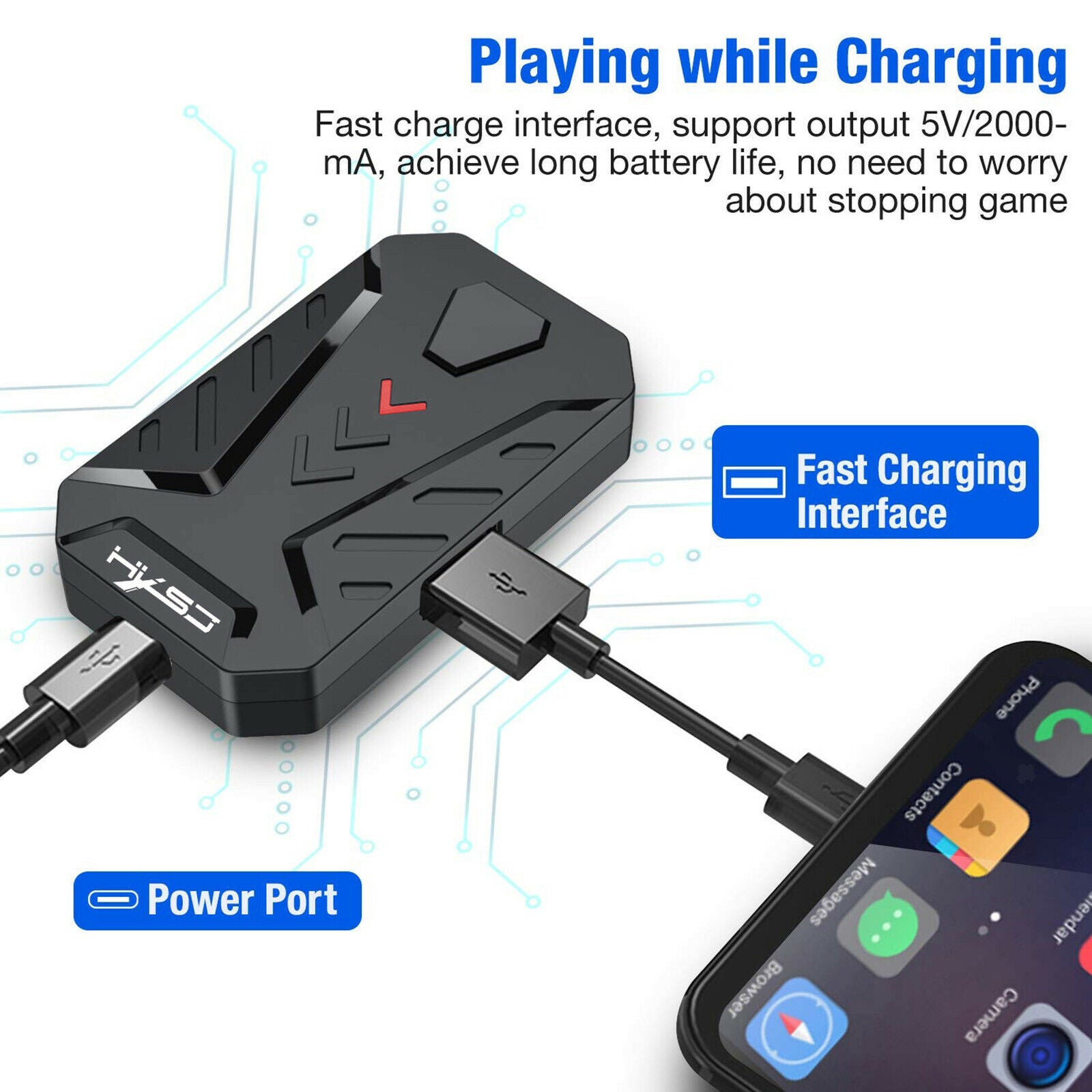 P8 Wired Portable Keyboard Mouse Converter for Android System Shooting Games