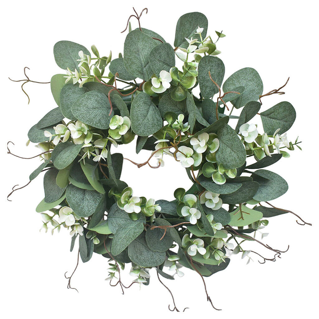 Eucalyptus Wreath Greenery Front Door Garland Wedding Party Festival Decor