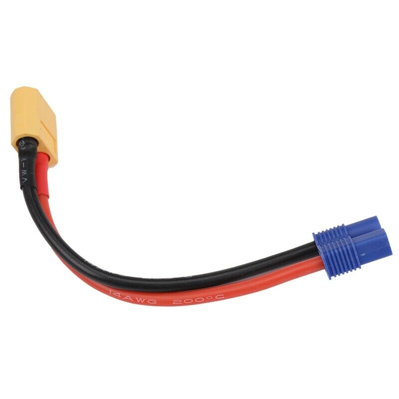 3pcs XT60 XT-60 Male to EC3 Female Connector Adapter Wire for RC Lipo Battery Q5
