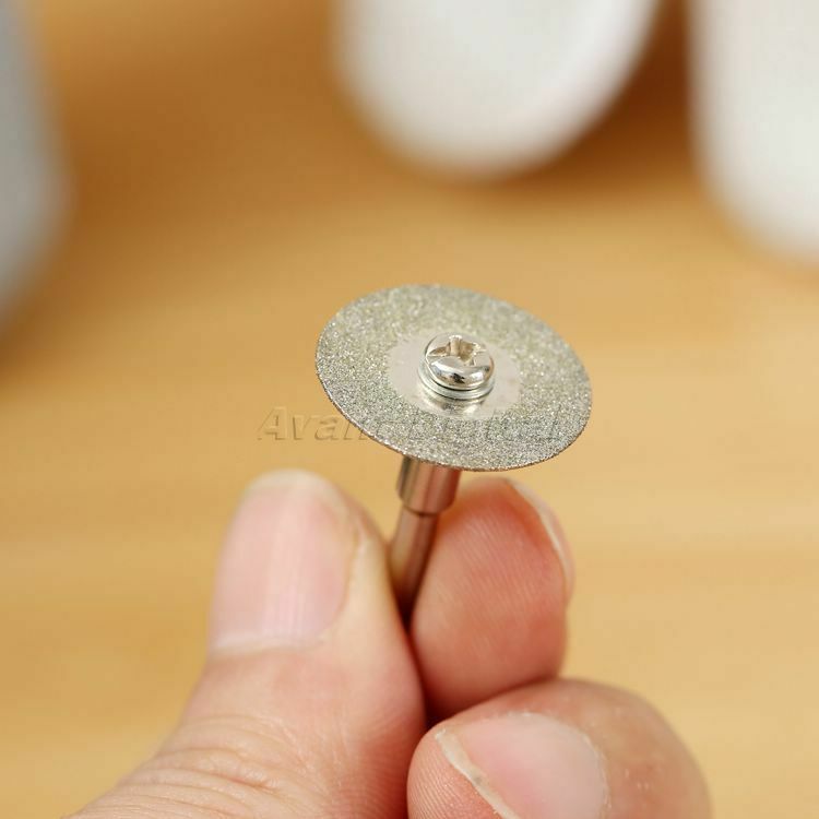 10 Diamond Cut Off Wheel Discs Blades Rotary Tool Accessory Set Shank for Power