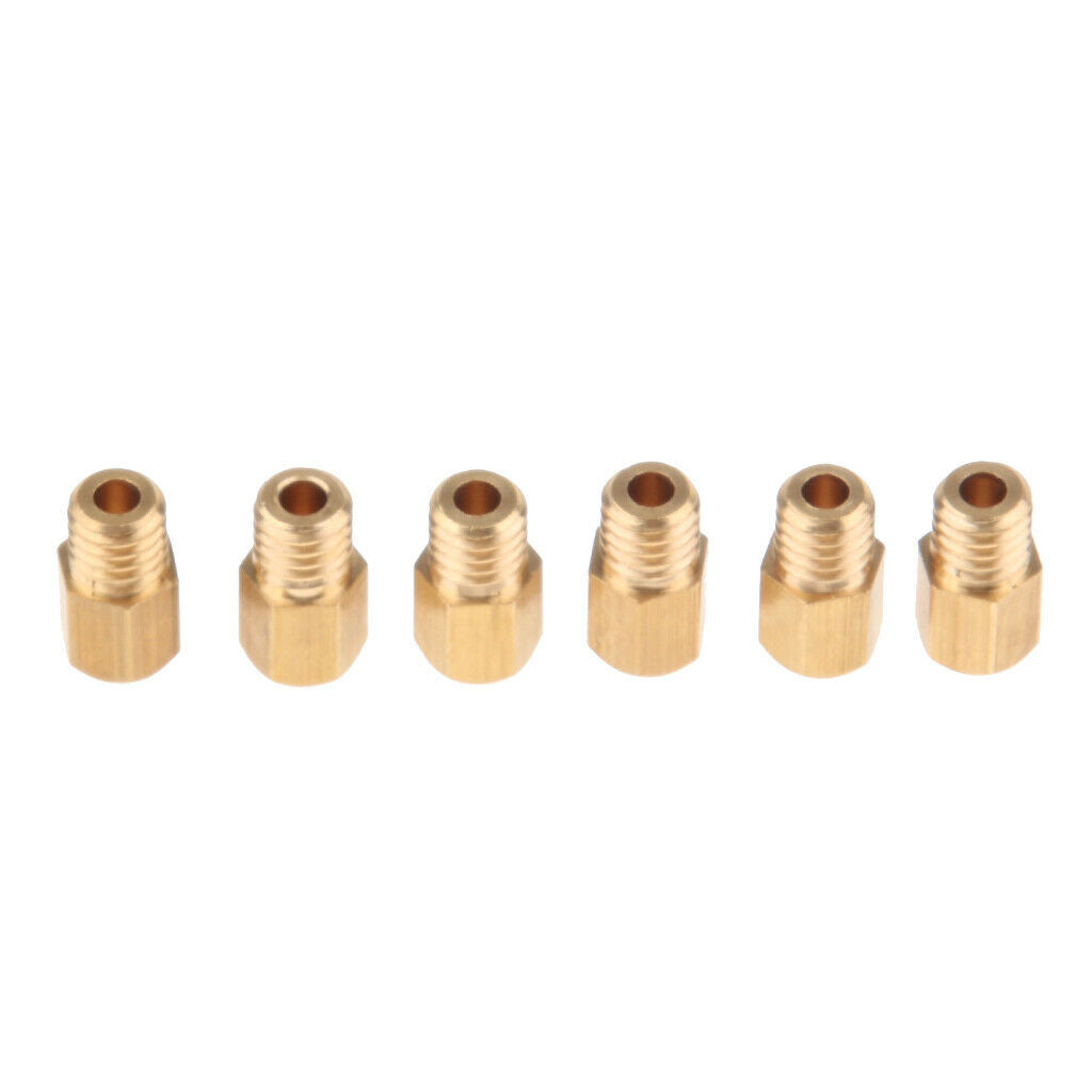 6Pcs M5 Carburetor Carb Hex Main Jet 280 290 300 310 320 330
