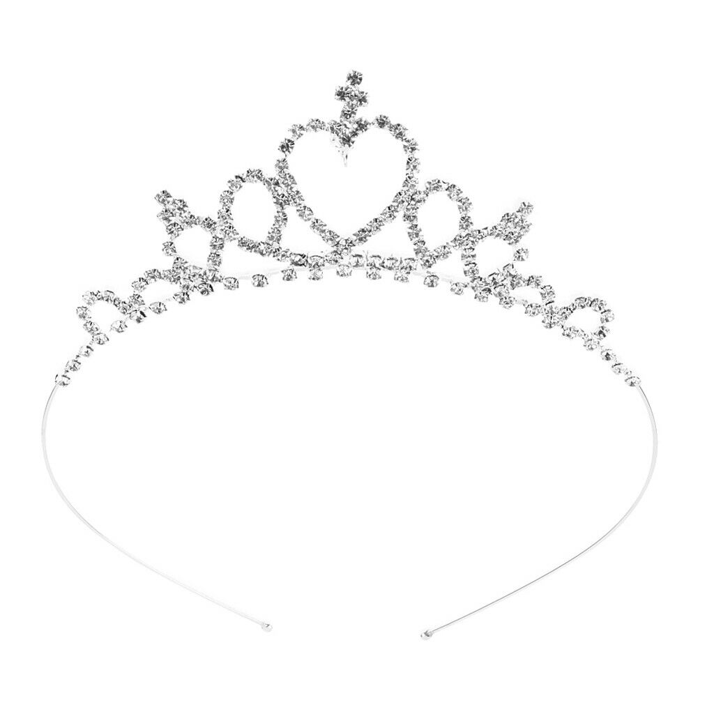 Girl Fairy Wedding Crown Headband Tiara Crystal Hairband Hair Hoop Tiara