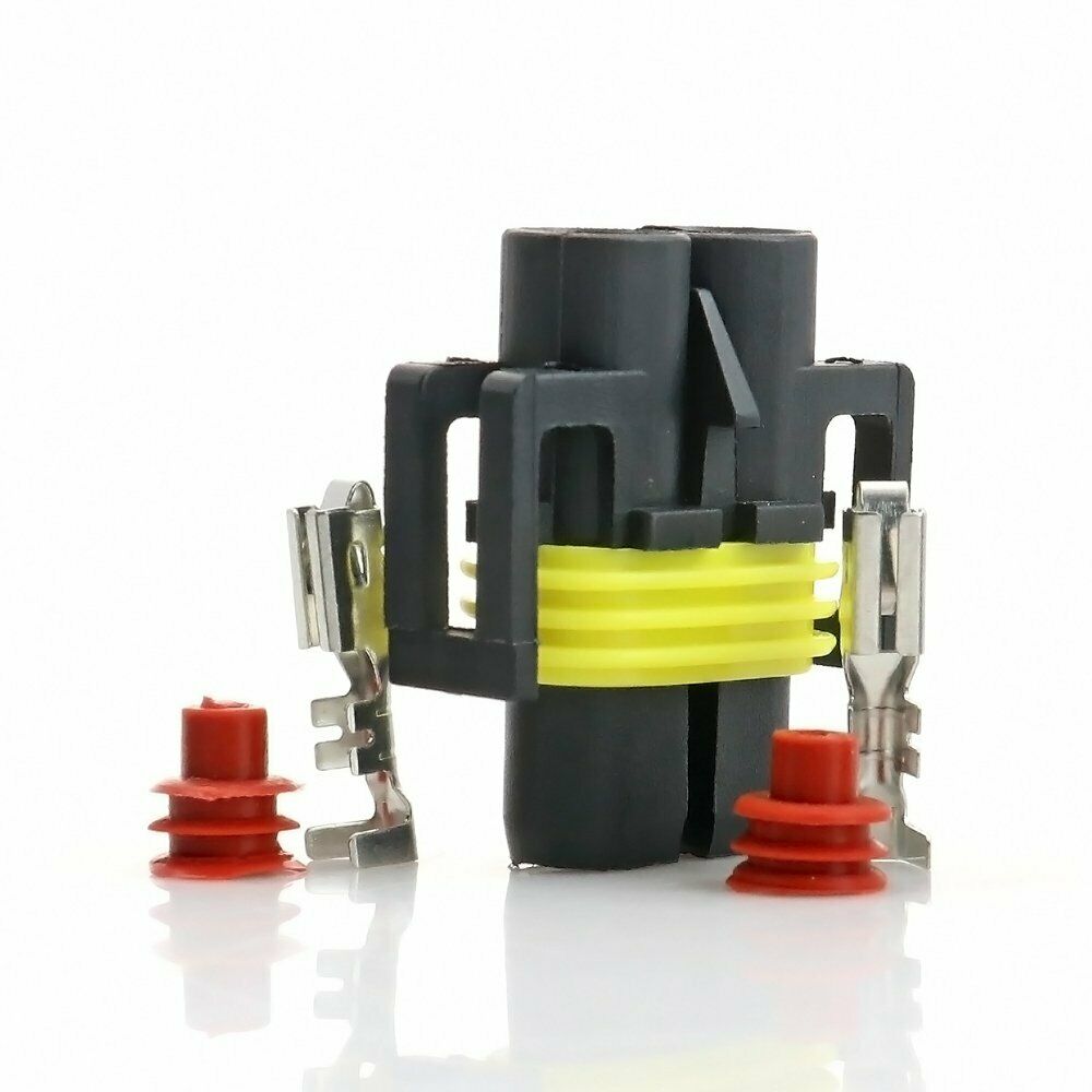 2X H8 H9 H11 HID Bulb Connector Female Socket Plug fit Xenon HID H27 880 881