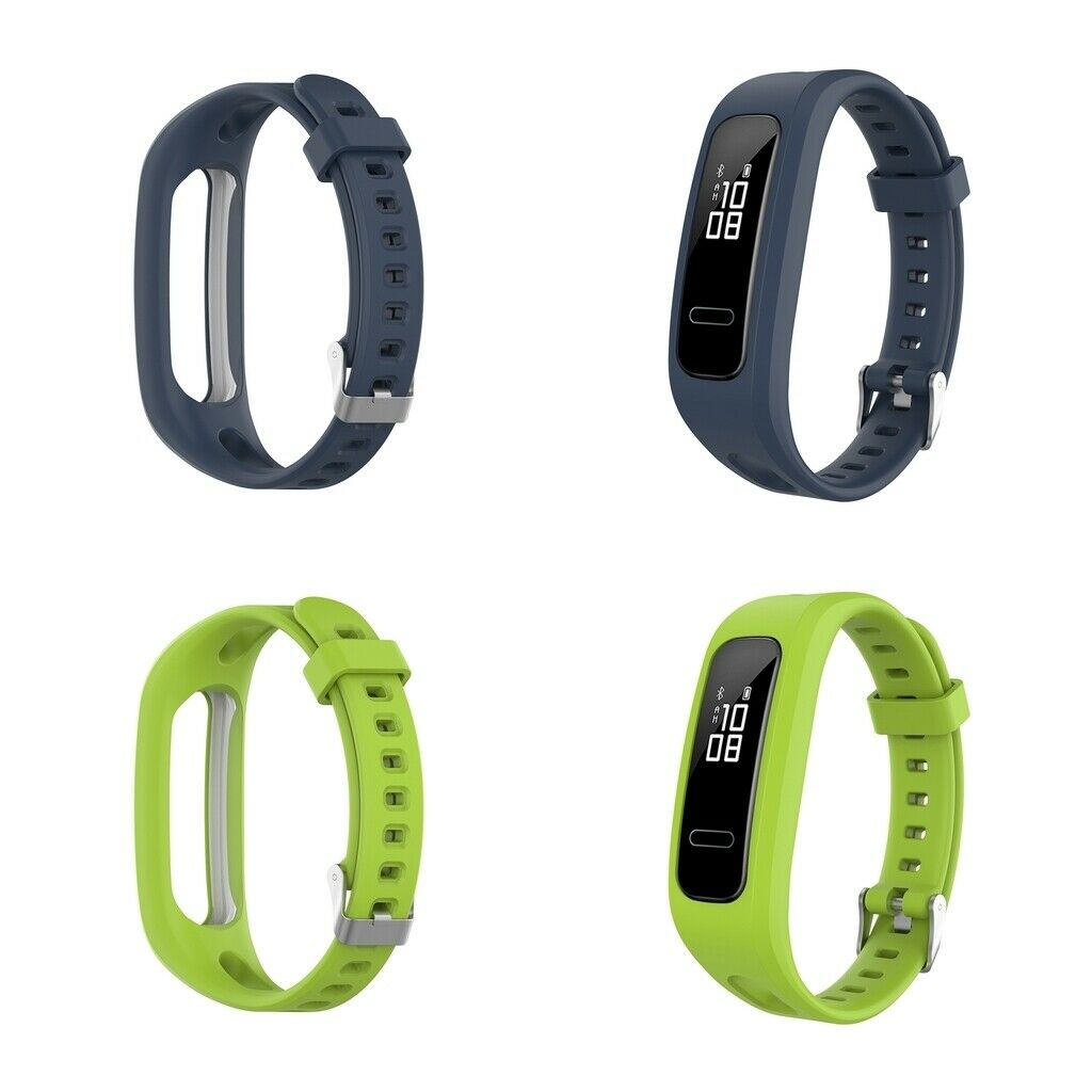 2pc Silicone Wrist Wrist Strap Fitness Tracker for Huawei band 4 Running