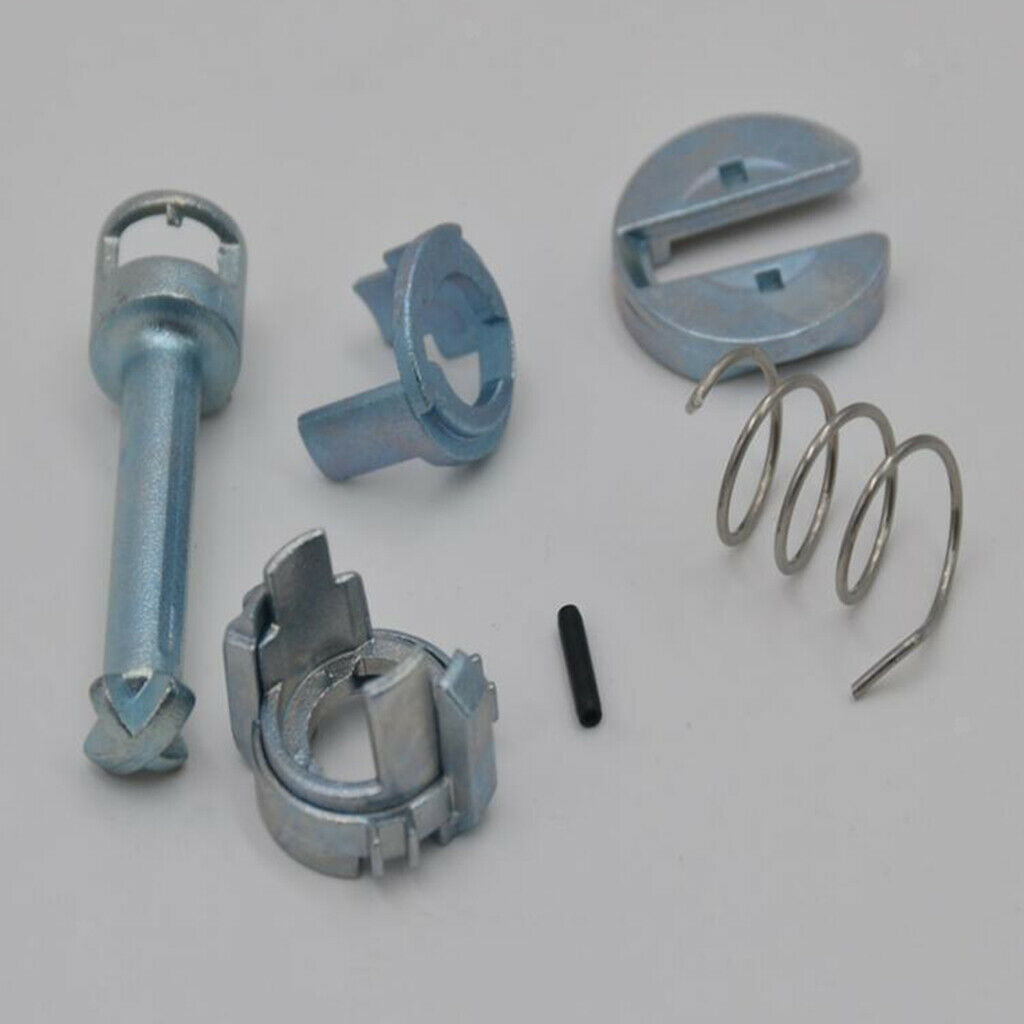 Front Door Lock Key Cylinder Barrel Kit Set L/R 45MM 1.77" For BMW E46